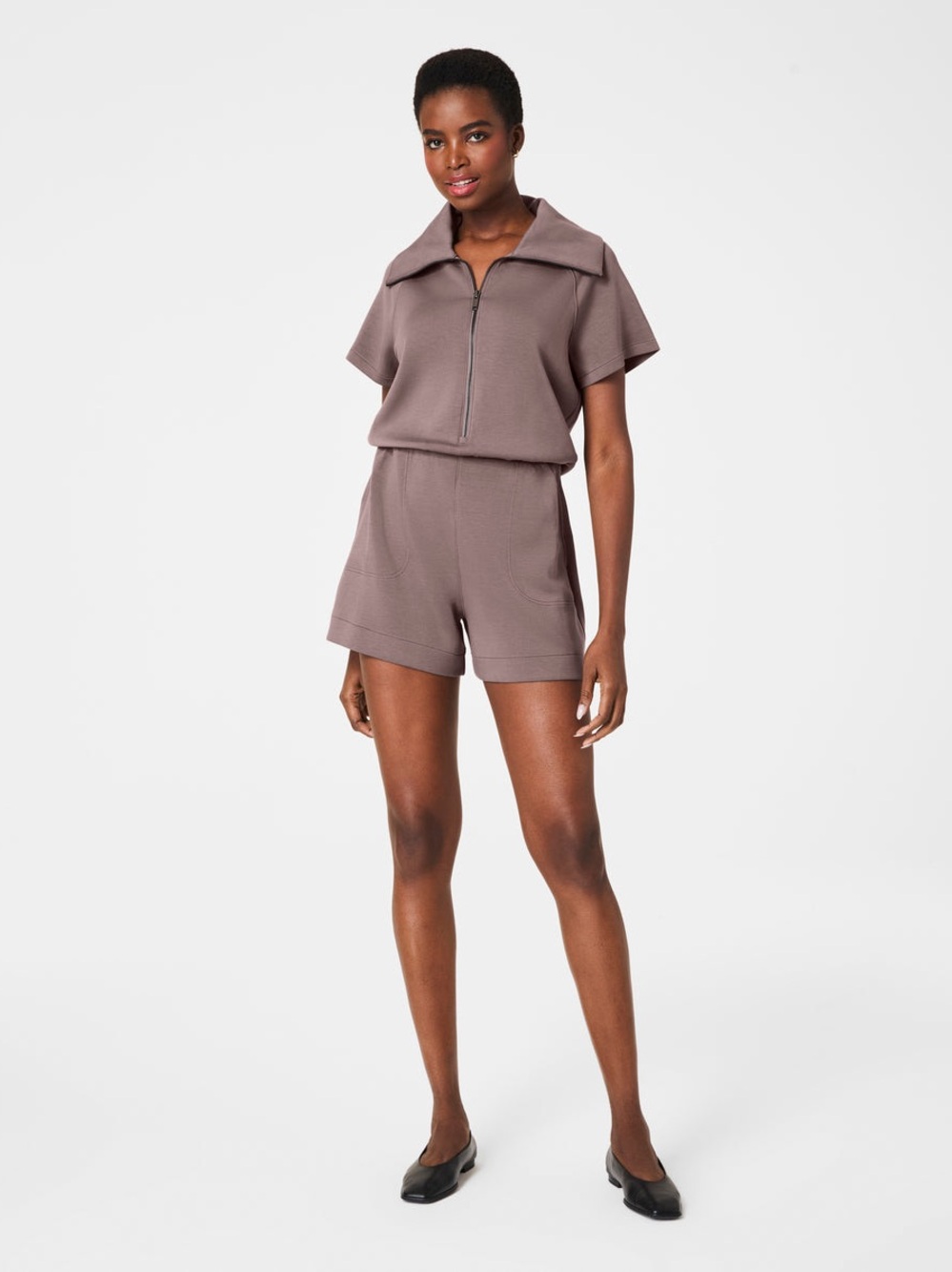 Spanx Air Essentials Half Zip Romper